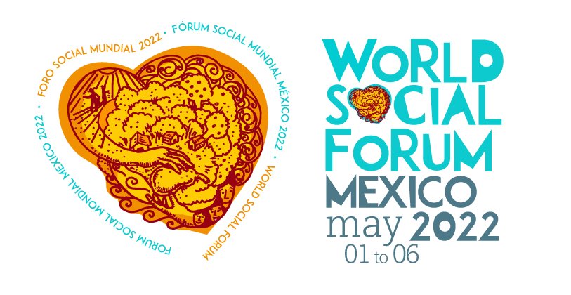 Logo Word Social Forum 2022 - English version